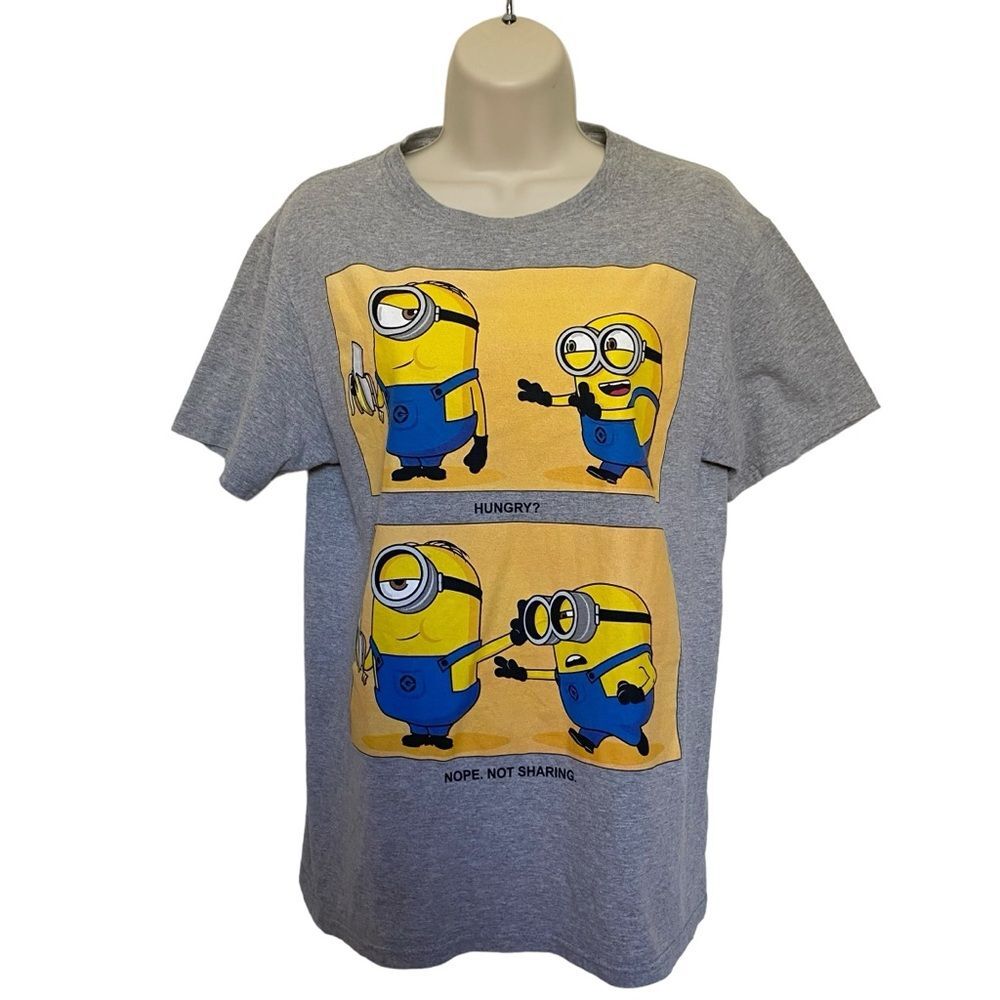 Minions Hungry? No Not Sharing Tee Shirt Sz S